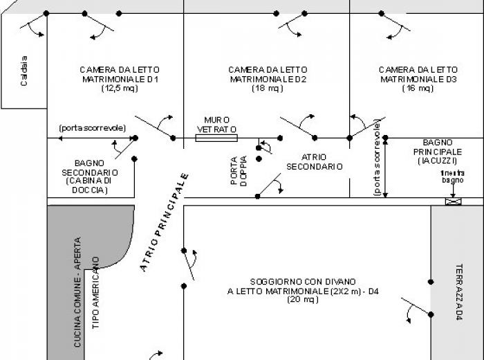 Da affittare breve termine Timisoara Vidican, pianta dell'appartamento 2